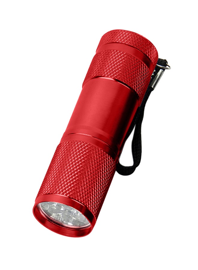 Generic Led UV Flashlight Torch Red 10x3x3cm 
