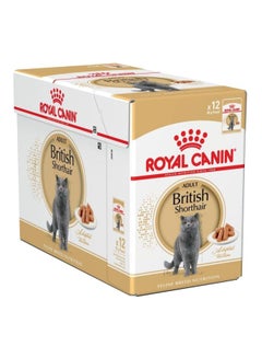 ROYAL CANIN Pack Of 12 British Shorthair Wet Food 85grams  - Image 1