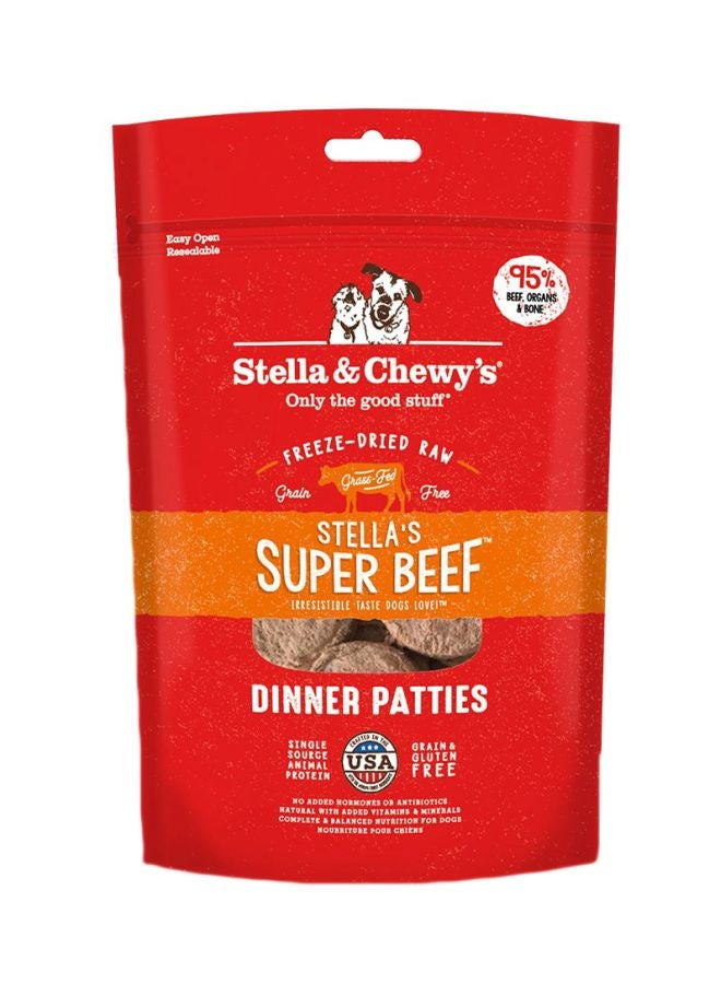 Stella & Chewys Freeze-Dried Raw Super Beef Dinner Patties  - Image 1