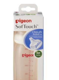pigeon Soft Touch Feeding Bottle 6M+ 11ounce - Assorted  - Image 2