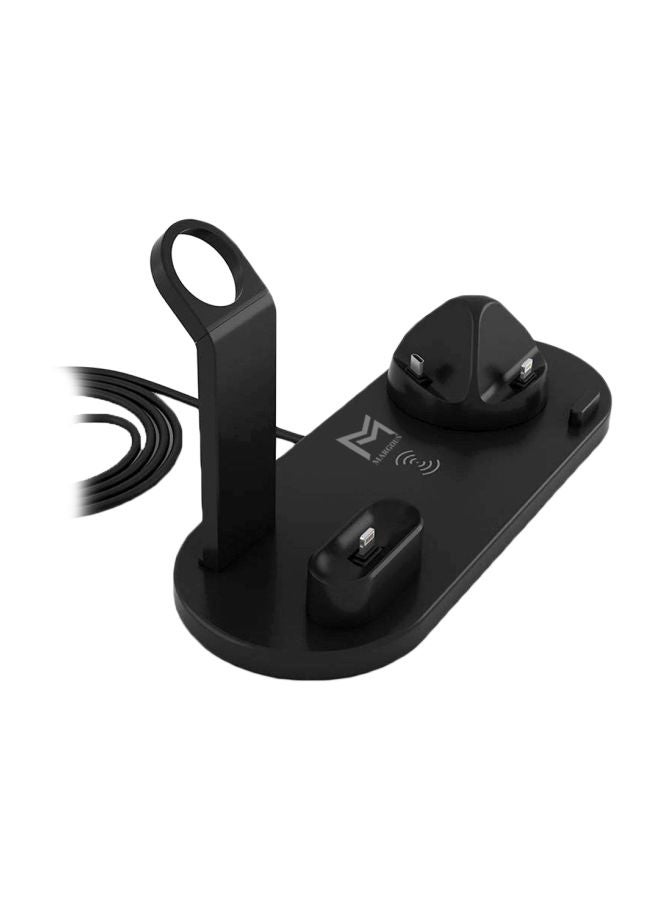MARGOUN 4-In-1 Wireless Charging Stand Black - Image 1