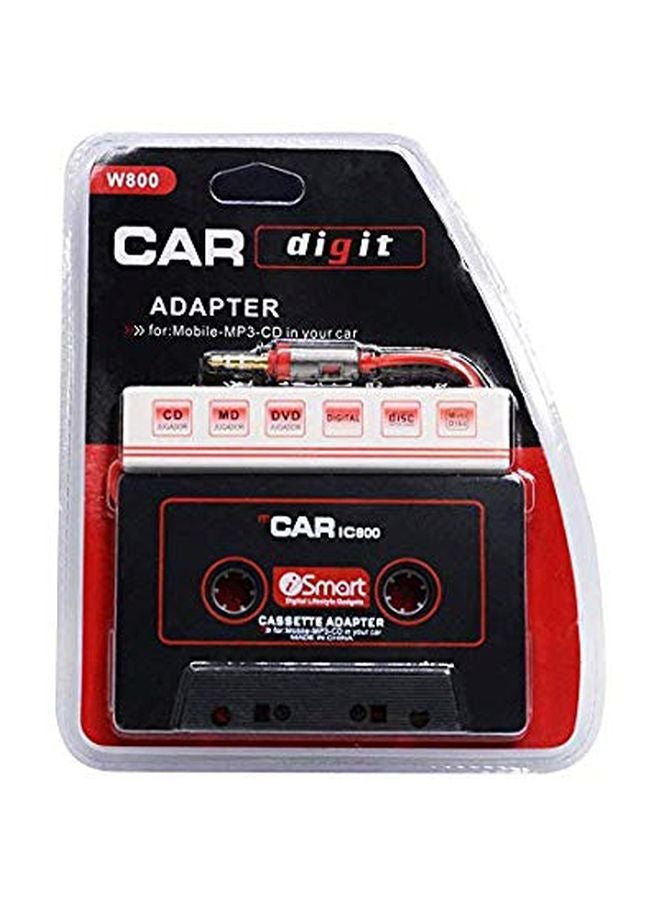 i-SMART Aux Adapter Car Audio Cassette Adapter black - Image 3