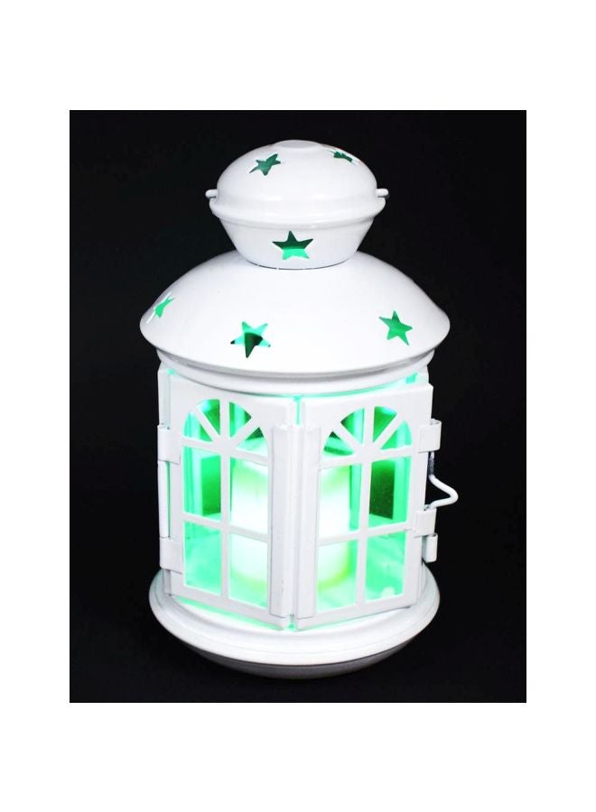 Metal Ramadan Lantern White 16centimeter - Image 2