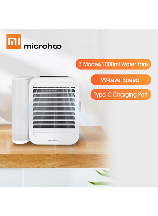 Xiaomi Microhoo USB Air Conditioner Fan White 22x19x20cm - Image 4
