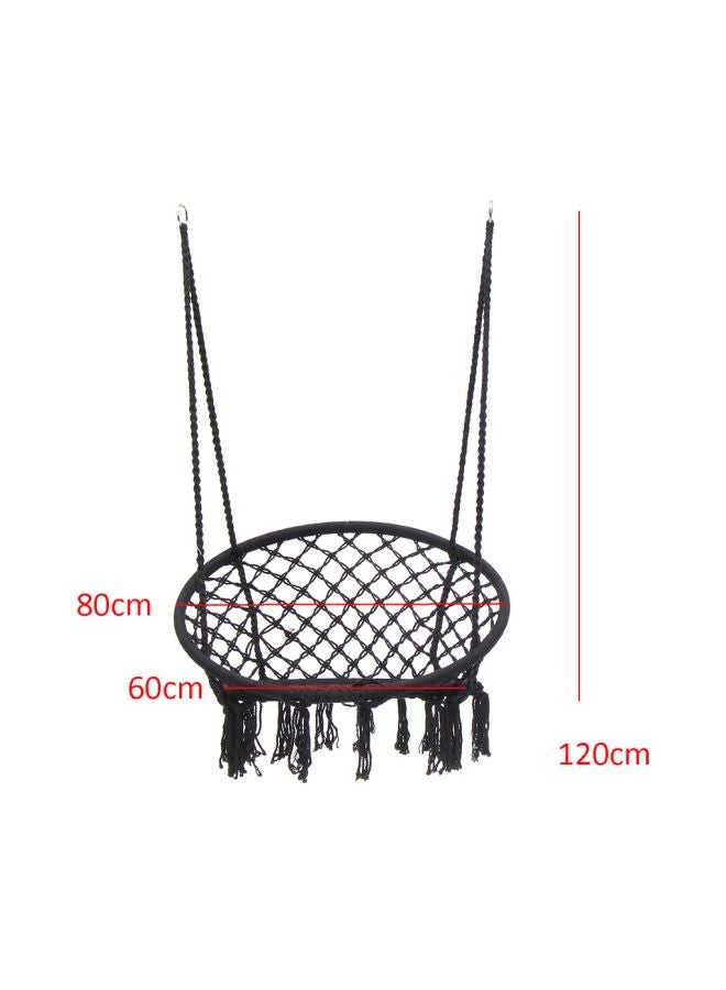 ANTILOP - Round Hammock Chair Swing Black - Image 1