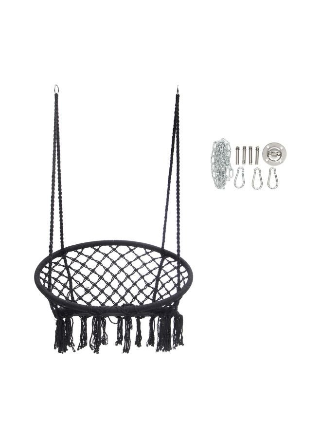 ANTILOP - Round Hammock Chair Swing Black - Image 1