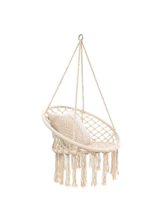 ANTILOP Round Hammock Chair Swing White  - Image 5
