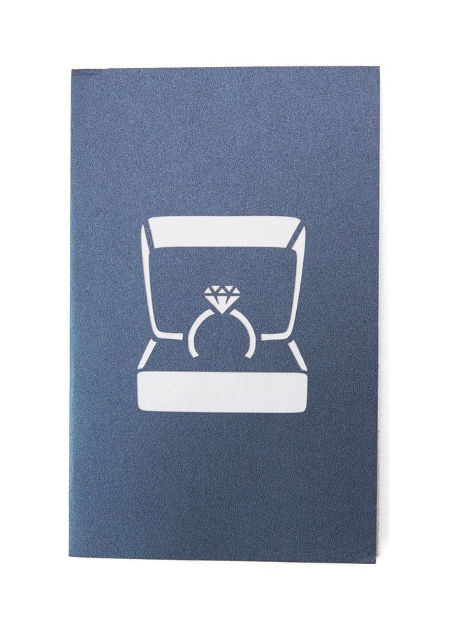 Generic Engagement Ring 3D Pop-Up Greeting Card - Image 3