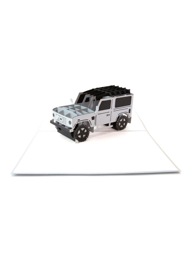 Offroad Truck 3D Pop-Up Greeting Card - Image 4