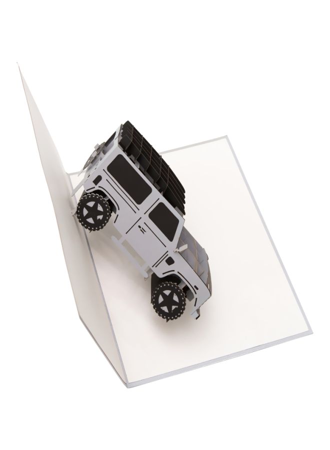 Offroad Truck 3D Pop-Up Greeting Card - Image 1