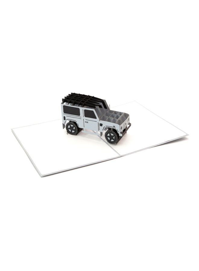 Offroad Truck 3D Pop-Up Greeting Card - Image 2