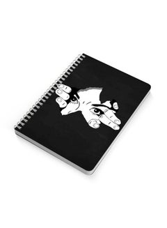 LOWHA A5 Spiral Bound Notebook Black/White  - Image 2
