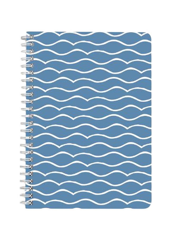 LOWHA A5 Spiral Bound Notebook Blue - Image 1