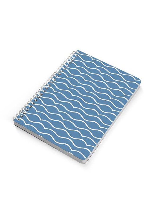 LOWHA A5 Spiral Bound Notebook Blue - Image 2
