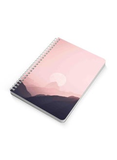LOWHA Dawn Fog A5 Spiral Bound Notebook Pink/Black  - Image 2