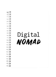 LOWHA Digital Nomad A5 Spiral Bound Notebook Black/White  - Image 1