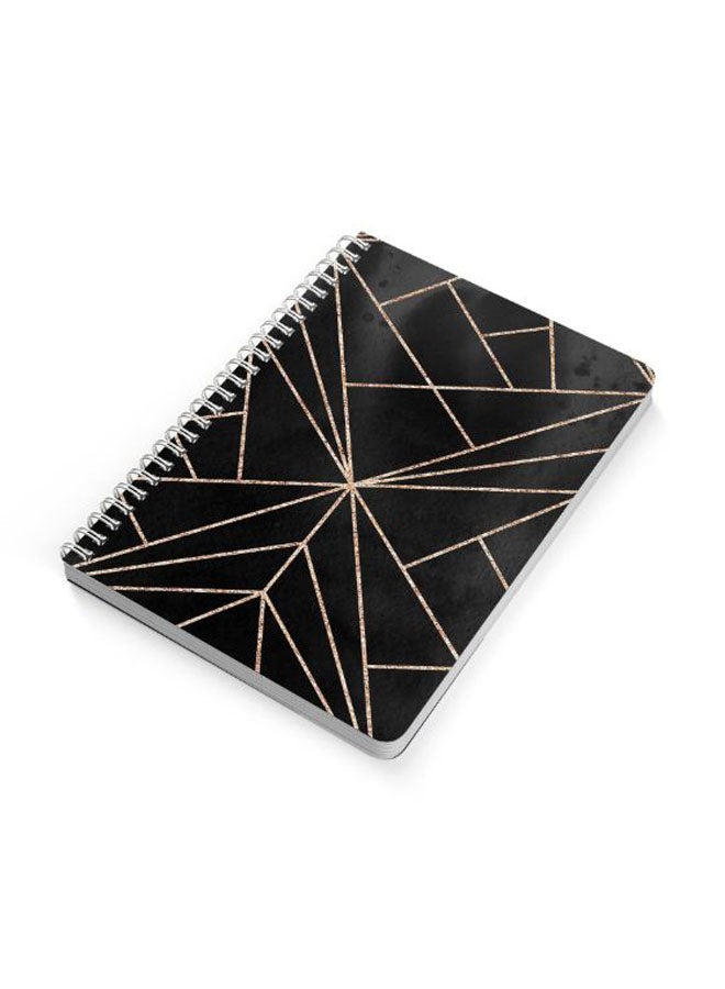 LOWHA A5 Spiral Bound Notebook Black  - Image 2
