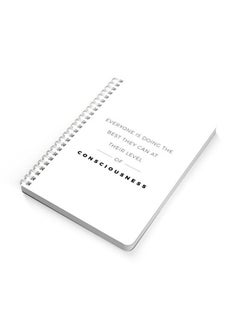 LOWHA Everyone Is Doing A5 Spiral Bound Notebook Black/White  - Image 2