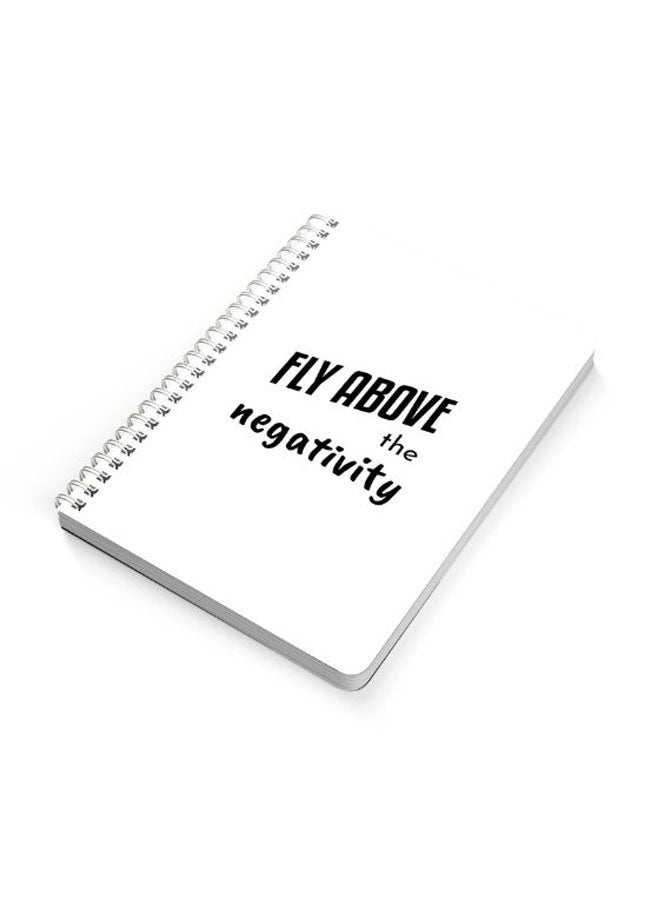 LOWHA A5 Spiral Bound Notebook Black/White  - Image 2