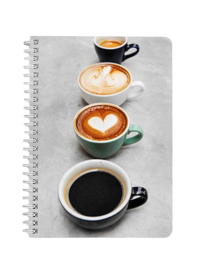 لوحة دفتر بسلك حلزوني مقاس A5 متعدد الألوان - Image 1