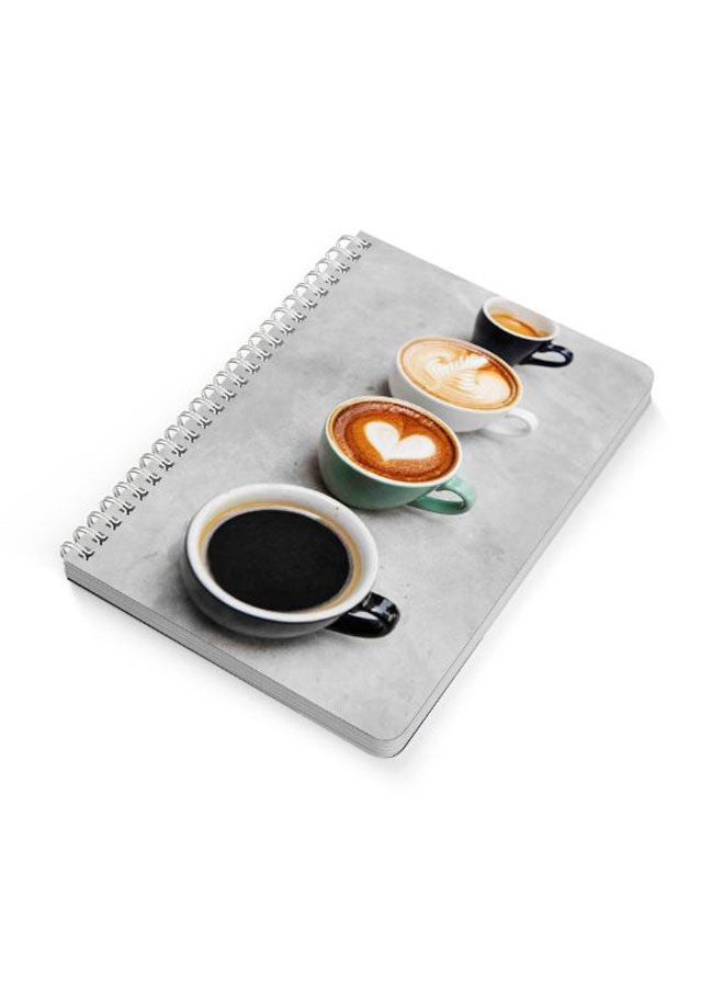 لوحة دفتر بسلك حلزوني مقاس A5 متعدد الألوان - Image 2