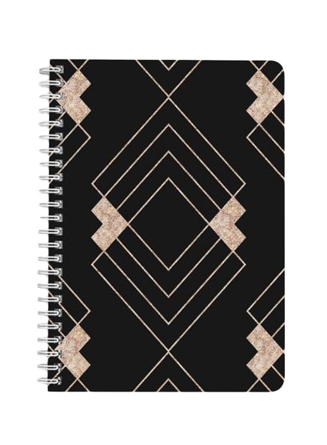 LOWHA A5 Spiral Bound Notebook Black - Image 1