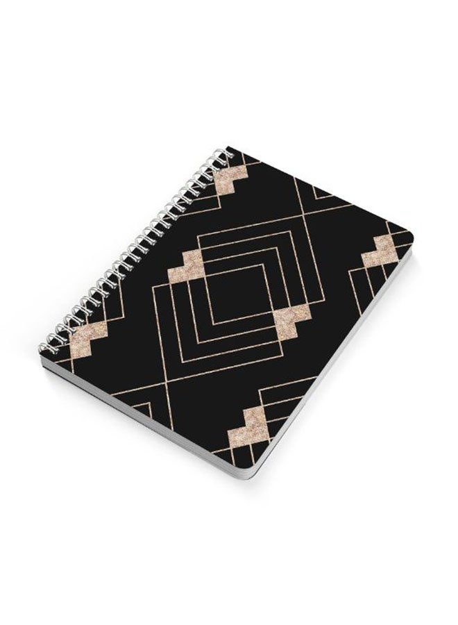 LOWHA A5 Spiral Bound Notebook Black - Image 2