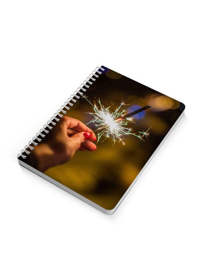LOWHA Firework A5 Spiral Bound Notebook Multicolour - Image 2