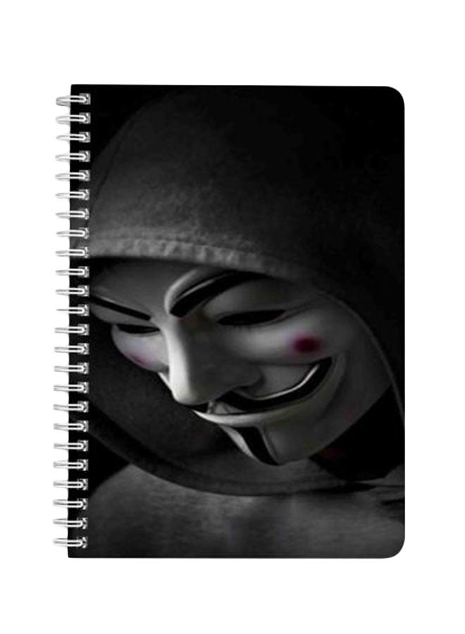 LOWHA - Hacker A5 Spiral Bound Notebook Black - Image 1