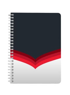 LOWHA A5 Spiral Bound Notebook Black/Red/Grey  - Image 1