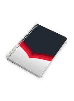 LOWHA A5 Spiral Bound Notebook Black/Red/Grey  - Image 2