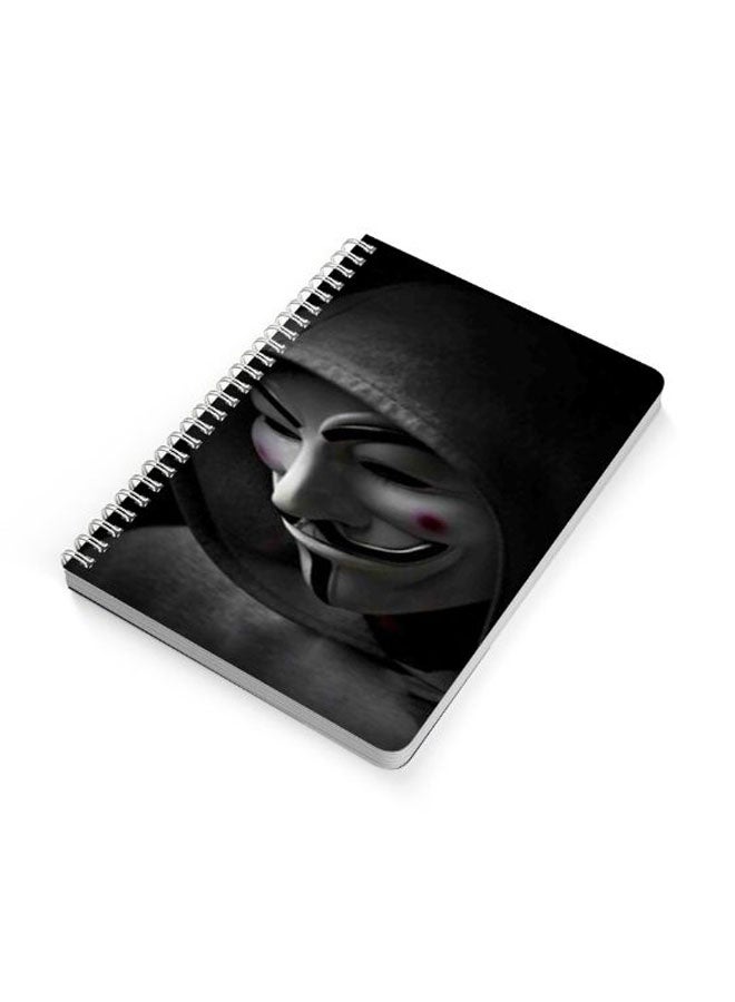 LOWHA - Hacker A5 Spiral Bound Notebook Black - Image 1