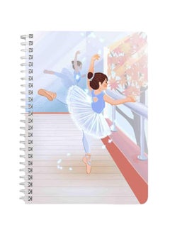 LOWHA Hand Painted Pallet A5 Spiral Bound Notebook Multicolour  - Image 1