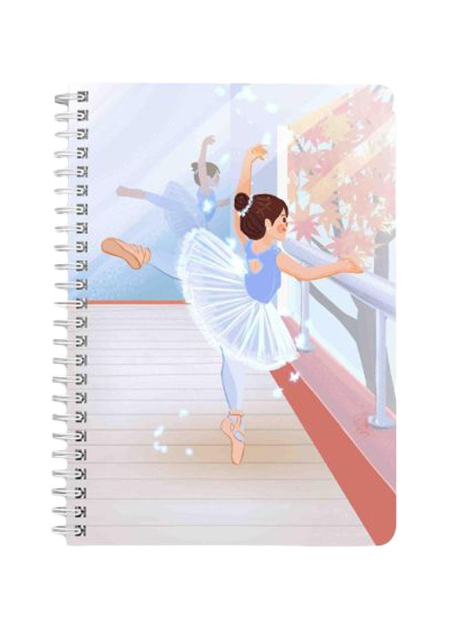 LOWHA Hand Painted Pallet A5 Spiral Bound Notebook Multicolour  - Image 1
