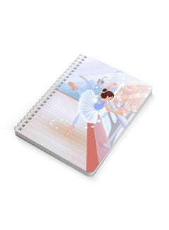 LOWHA Hand Painted Pallet A5 Spiral Bound Notebook Multicolour  - Image 2
