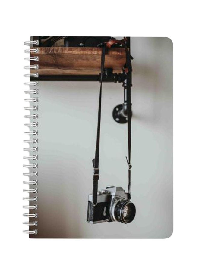 LOWHA Hanging Camera A5 Spiral Bound Notebook Multicolour - Image 1