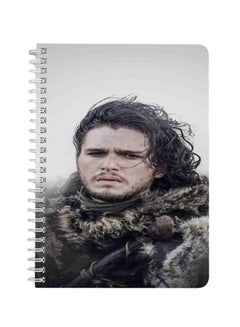 LOWHA Jon Snow A5 Spiral Bound Notebook Beige/Black/Grey  - Image 1