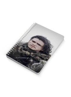 LOWHA Jon Snow A5 Spiral Bound Notebook Beige/Black/Grey  - Image 2