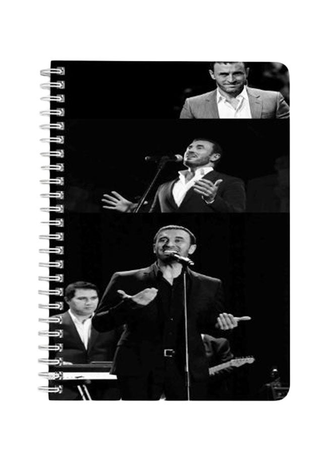LOWHA - Khadem A5 Spiral Bound Notebook Black/White - Image 1