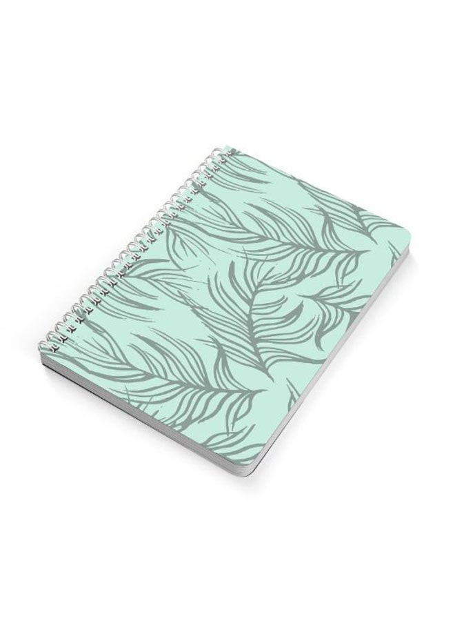 لوحة دفتر بسلك حلزوني مقاس A5 أزرق/رمادي - Image 2