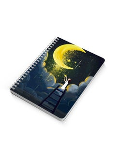 LOWHA Moonlight Starts A5 Spiral Bound Notebook Multicolour  - Image 2