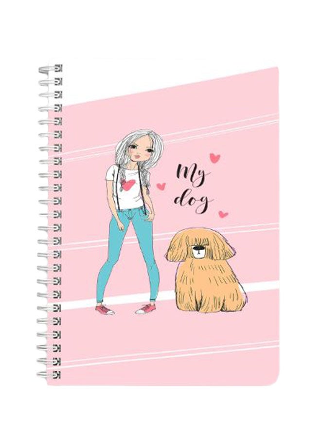 LOWHA - My Dog A5 Spiral Bound Notebook Multicolour - Image 1