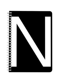 LOWHA A5 Spiral Bound Notebook Black/White  - Image 1