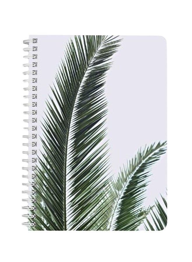 LOWHA A5 Spiral Bound Notebook Green/Grey - Image 1