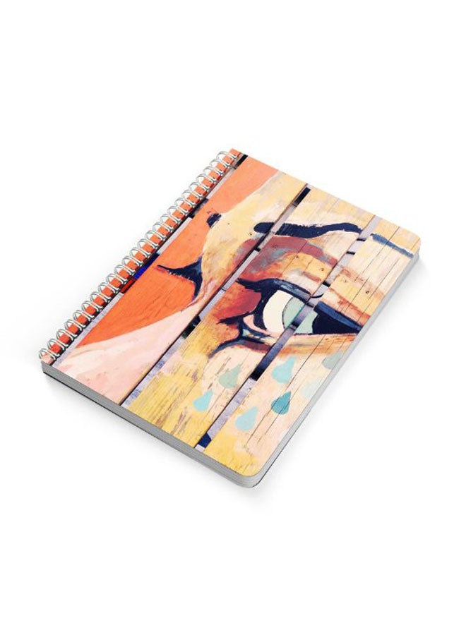 LOWHA - Paint Eye A5 Spiral Bound Notebook Multicolour - Image 1