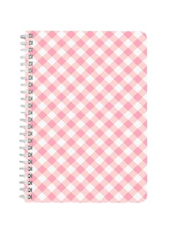 LOWHA A5 Spiral Bound Notebook Pink/White  - Image 1