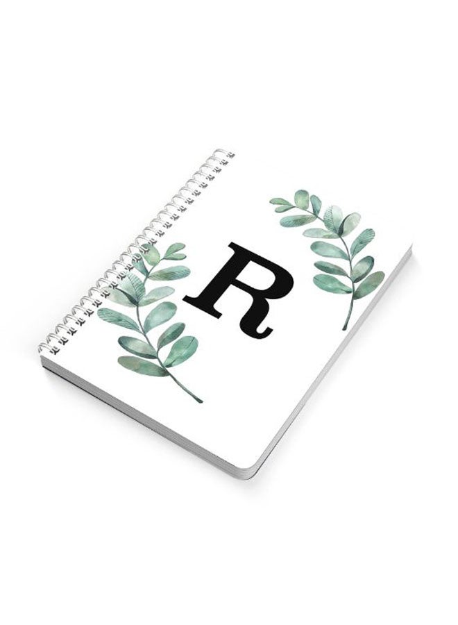 LOWHA A5 Spiral Bound Notebook Green/Black/White - Image 2