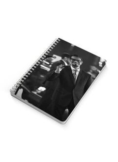 LOWHA Rabeh Saqer A5 Spiral Bound Notebook Black/White  - Image 2
