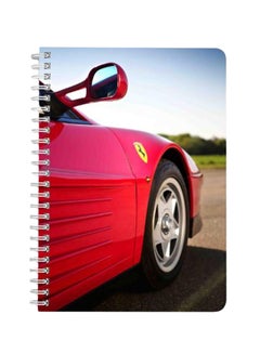 LOWHA Ferrari Sports Car A5 Spiral Bound Notebook Multicolour  - Image 1