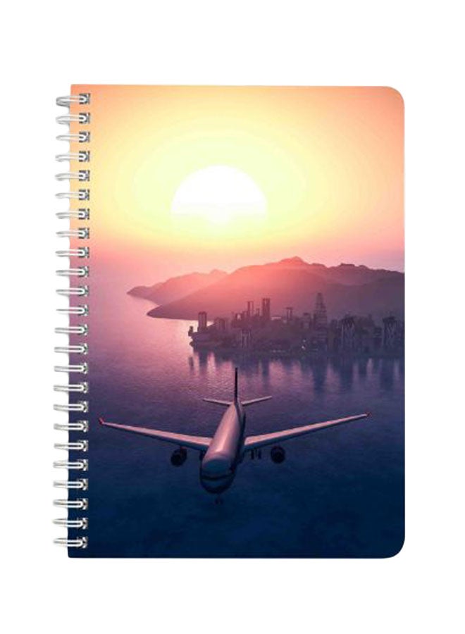 LOWHA Sunset View A5 Spiral Bound Notebook Multicolour - Image 1